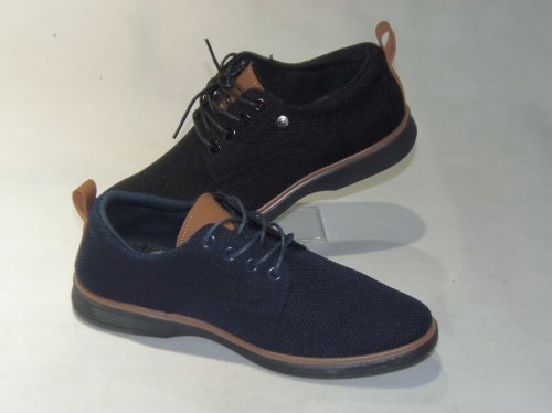 A8276-1 półbuty męskie materiałowe R