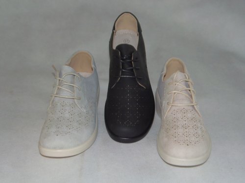 A7110-5 półbuty wiązane dziurkowane P