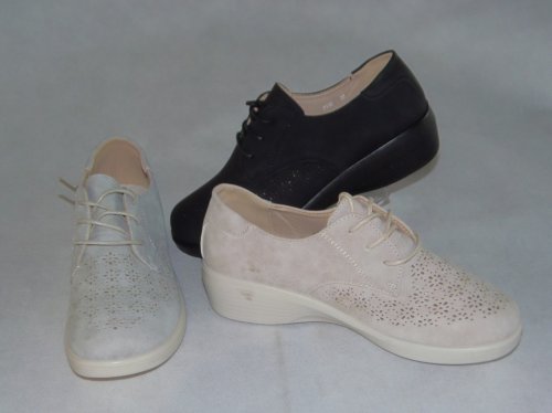 A7110-1 półbuty wiązane dziurkowane R