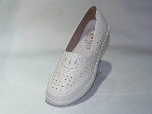 A7409-3 półbuty damskie dziurkowane P