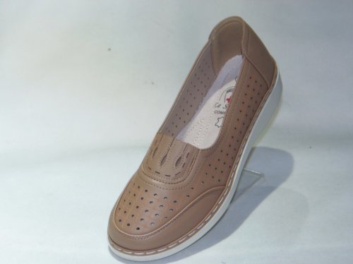 A7409-10 półbuty damskie dziurkowane P