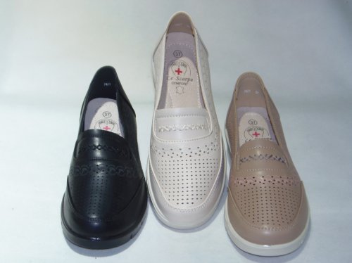 A7421-10 półbuty damskie dziurkowane U