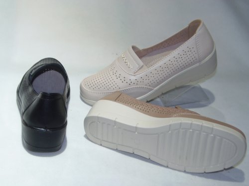 A7421-1 półbuty damskie dziurkowane S