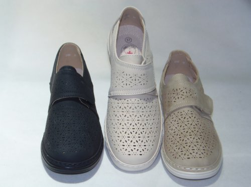 A7443-1 półbuty damskie dziurkowane P