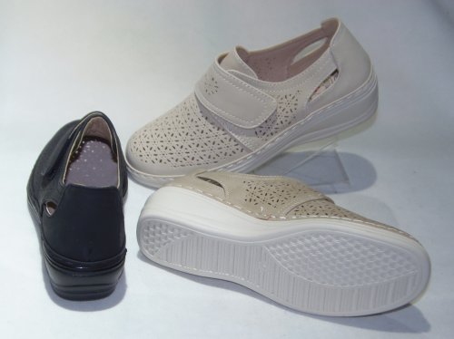 A7443-47 półbuty damskie dziurkowane Y