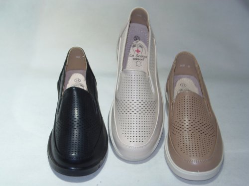 A7422-1 półbuty damskie dziurkowane P