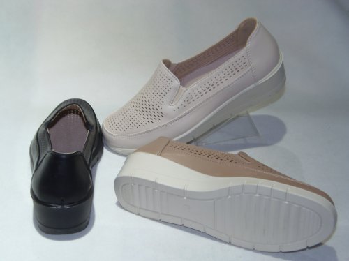 A7422-10 półbuty damskie dziurkowane Y