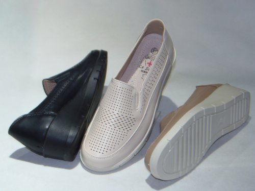 A7422-10 półbuty damskie dziurkowane