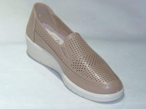 A7422-10 półbuty damskie dziurkowane S