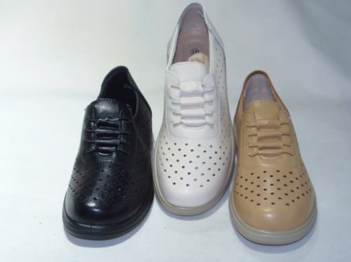 A7449-16 półbuty damskie dziurkowane U