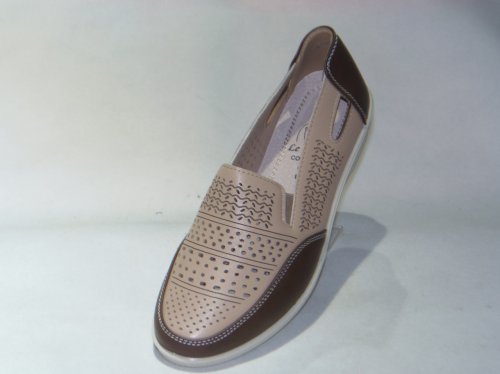 A7406-10 półbuty damskie dziurkowane P