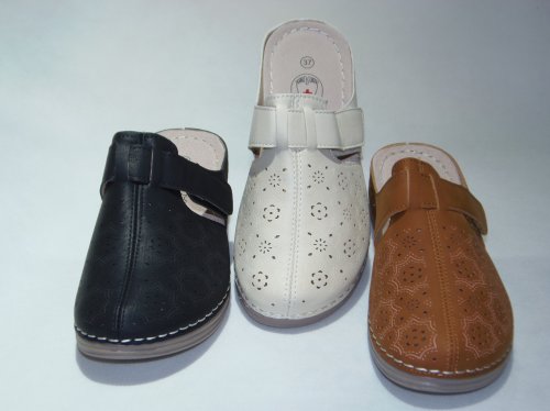 A7204-1 klapki damskie pełne P